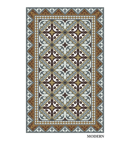 Flor de Lis Classic vinyl rug packshot view