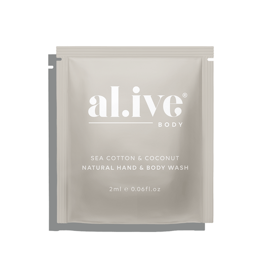 Hand & Body Wash Sample - Sea Cotton & Coconut