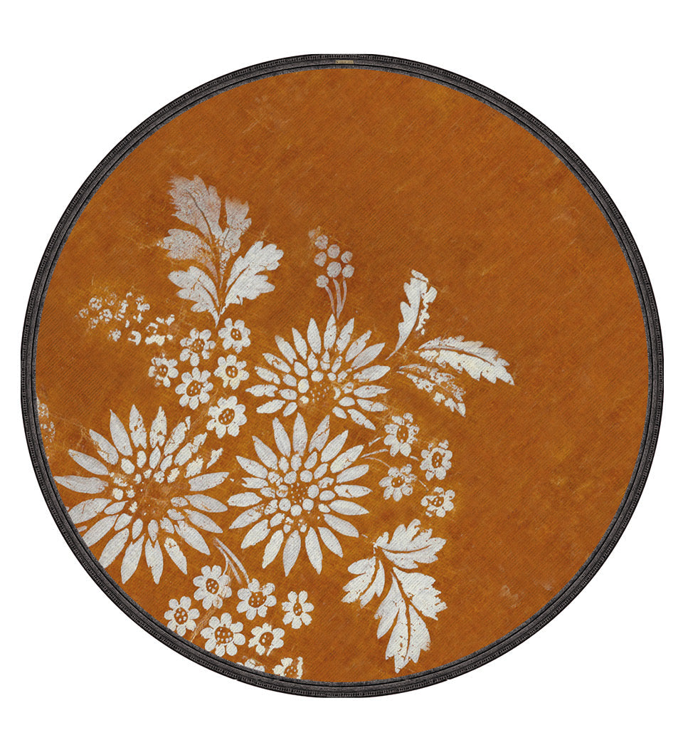 Bohemian Garden Hazel Round Vinyl Rug Packshot