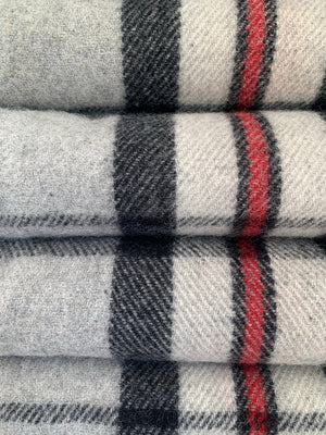 Thomson Grey - Recycled Wool - Scottish Tartan Blanket