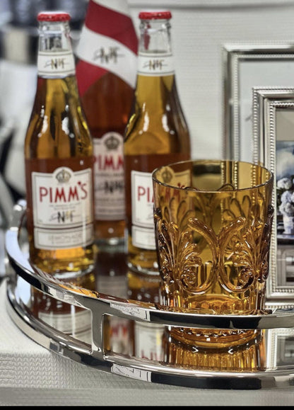 10Am - Acrylic Tumbler Scollop Amber