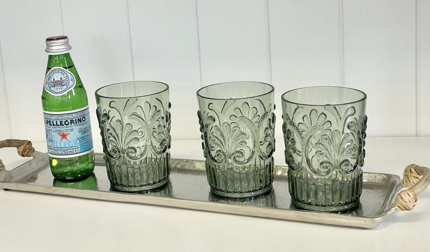 279L - Tray Rattan Handles 53X13X4Cm