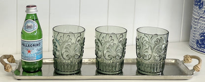 279L - Tray Rattan Handles 53X13X4Cm