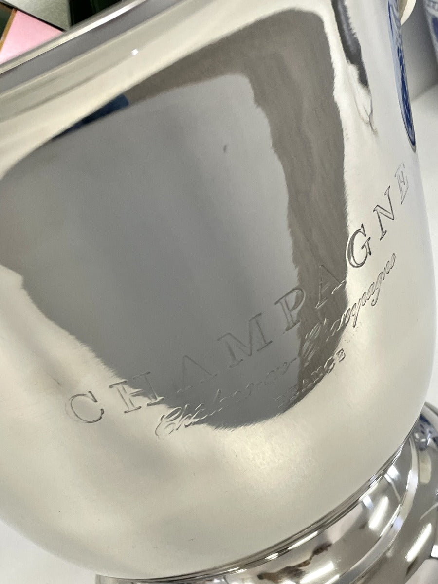 279F - Champagne Bucket Footed Nickle Plt 25X27