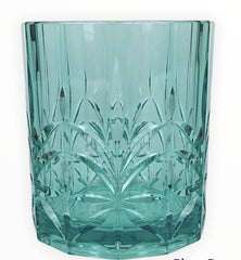 13Taqua - Acrylic Crystal Cut Tumbler:Aqua