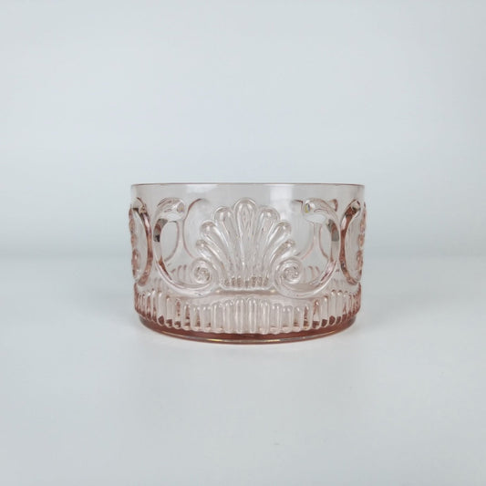 17Pink - Acrylic Snck Bowl Scollop Des Pink 13X7