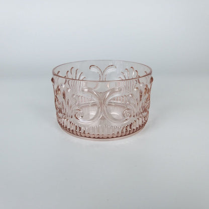 17Pink - Acrylic Snck Bowl Scollop Des Pink 13X7