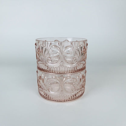 17Pink - Acrylic Snck Bowl Scollop Des Pink 13X7