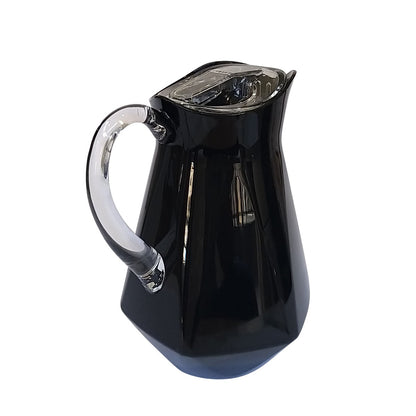 26Black - Black & Transparent Large Jug W.Stopper