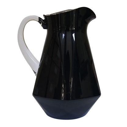 26Black - Black & Transparent Large Jug W.Stopper