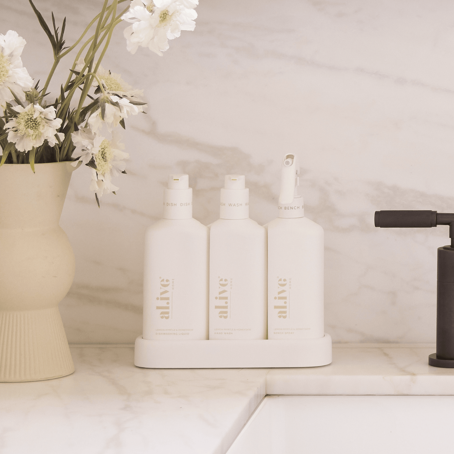 Kitchen Trio & Towel Gift Set - Lemon Myrtle & Honeydew