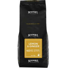 Lemon & Ginger 40 Leaf Tea - Pyramid Bags - Pouch