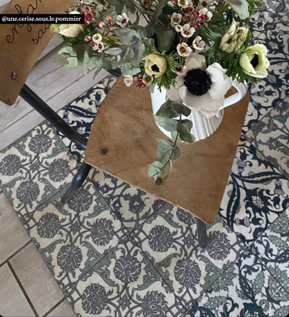 Armenian Eclectic Concrete vinyl rug additional lifestyle
