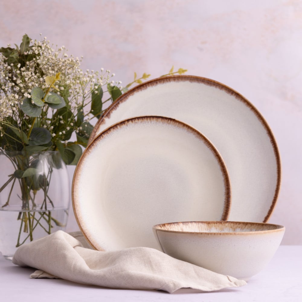 Mason Cash Reactive Cream 12pc Dinnerset