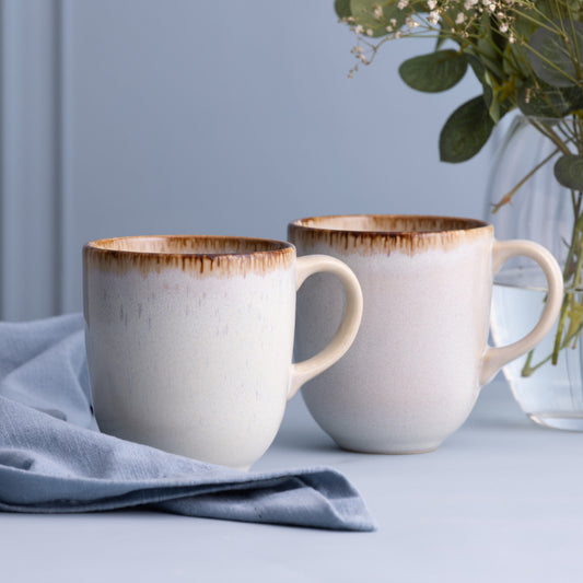 Mason Cash Reactive Cream Set4 Mug 400ml