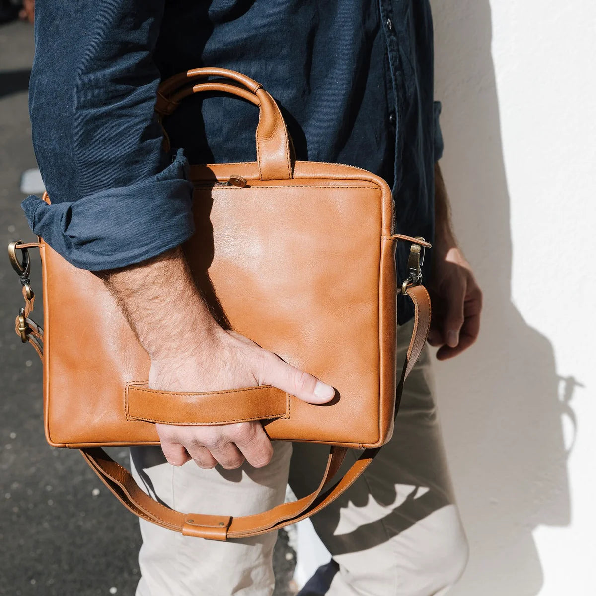 Amsterdam Satchel - Vintage Tan