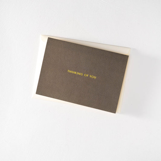 Card - Thinking Of You - Grey