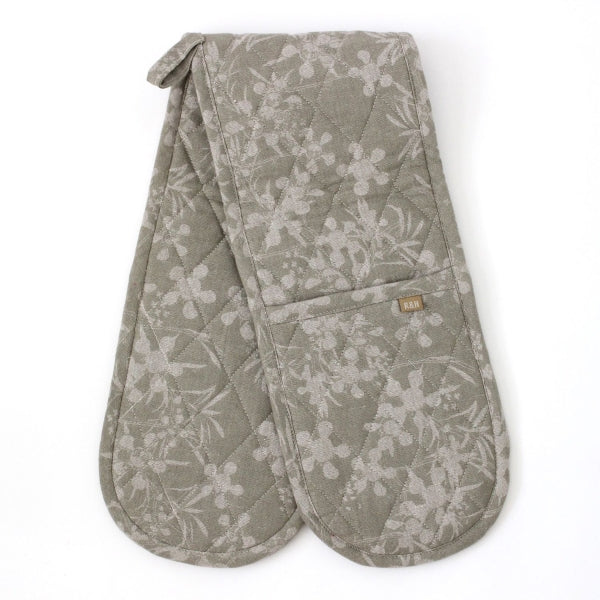 Myrtle - Double Oven Glove - Sage Green