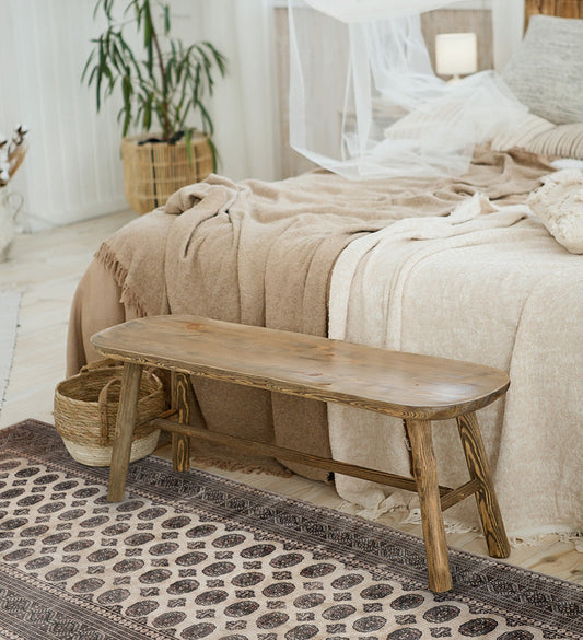 Rita Smoky Vinyl Rug Lifestyle