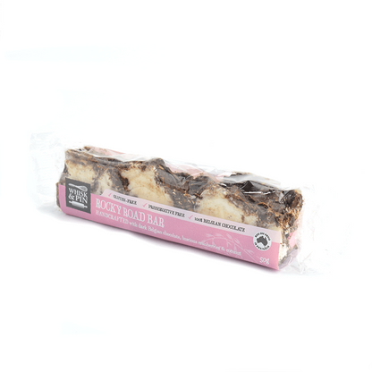 Rocky Road Chocolate Bar 100g (Side)