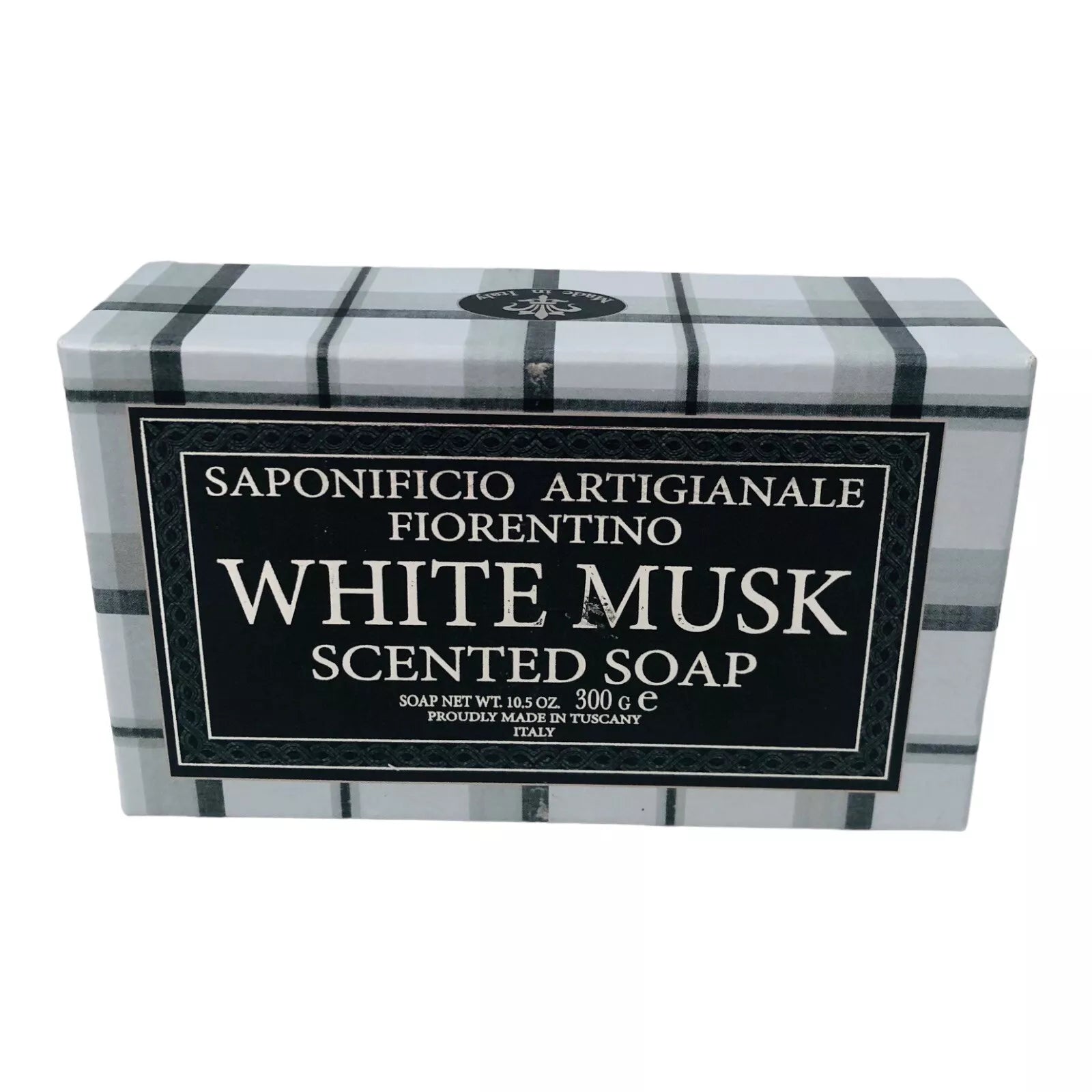 SAPONIFICIO ARTIGIANALE - Tuscany Italy - GENTLEMAN'S SOAP - WHITE MUSK - 300g