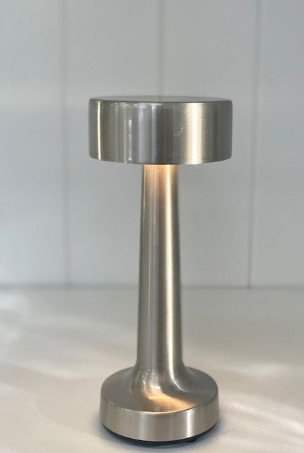 Sf - Usb Lamp Silver Flat Shade
