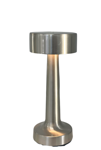 Sf - Usb Lamp Silver Flat Shade