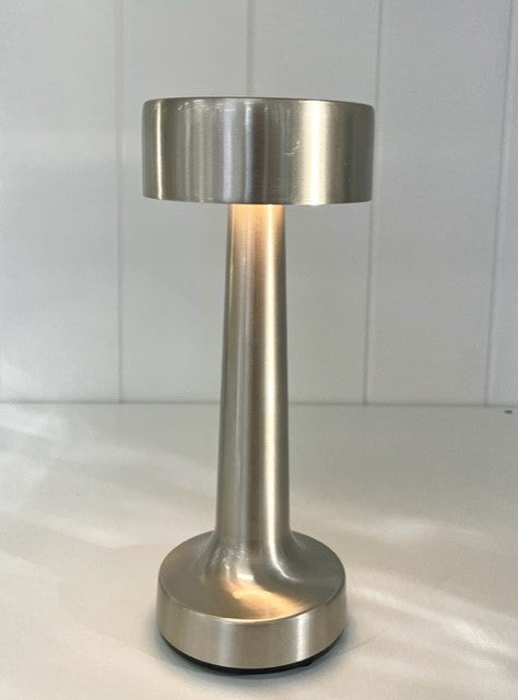 Sf - Usb Lamp Silver Flat Shade