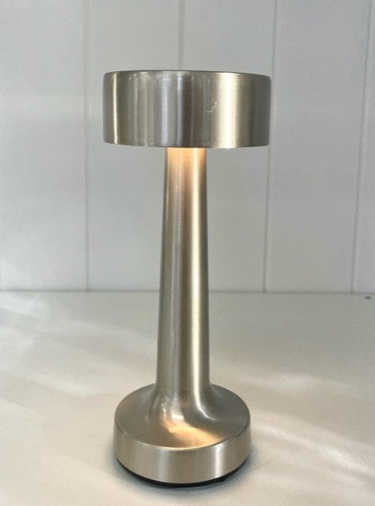 Sf - Usb Lamp Silver Flat Shade