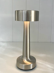 Sf - Usb Lamp Silver Flat Shade