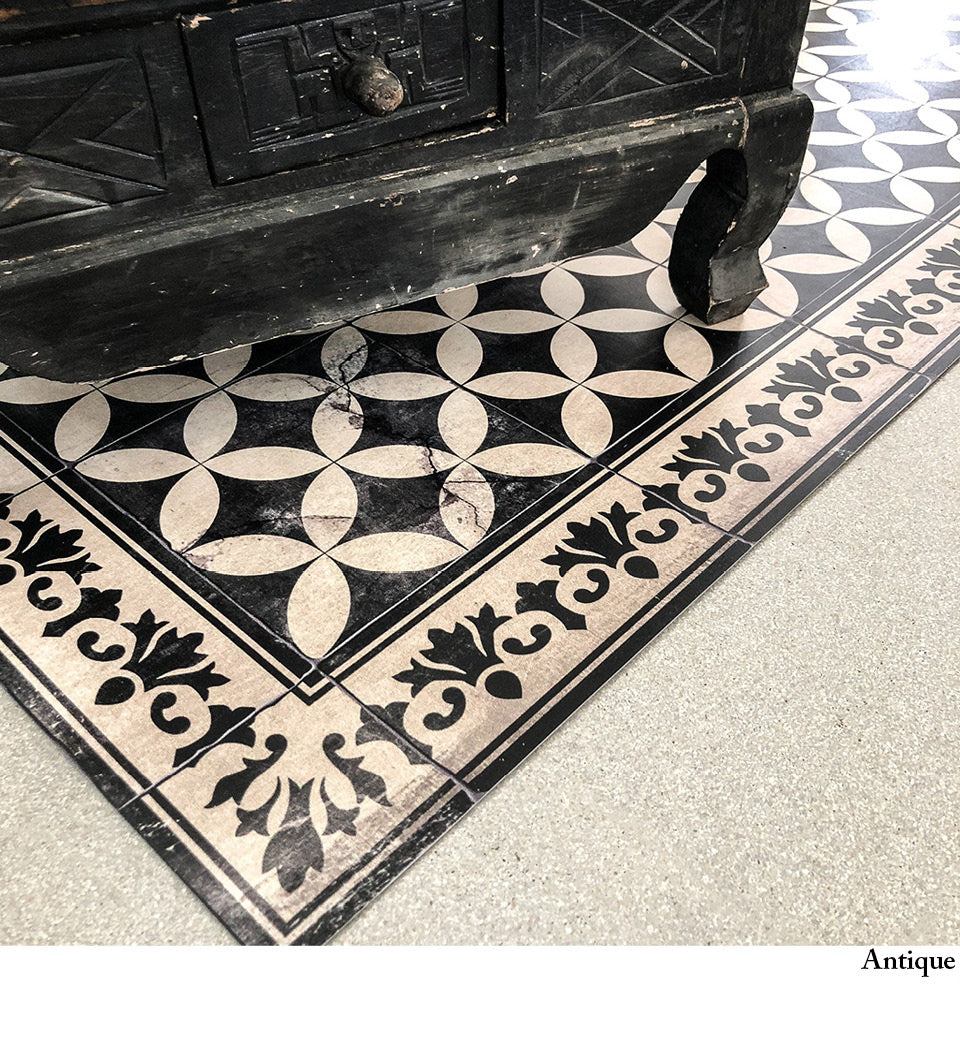 Sofi Classic Antique vinyl rug detail