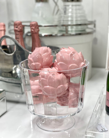 281A - Scolloped Sides Acrylic Trifle Bowl