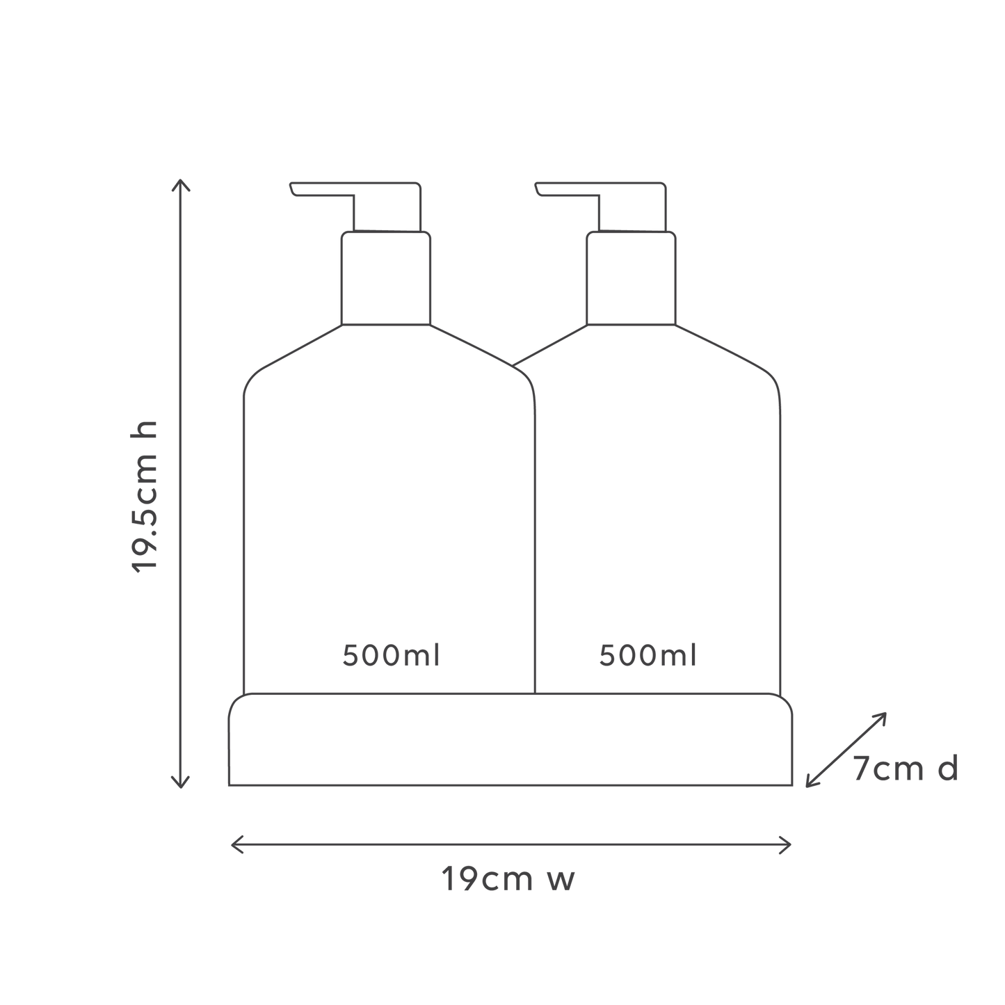 Alive Body Wash & Lotion Duo + Tray Apricot & Sweet Fig with tray