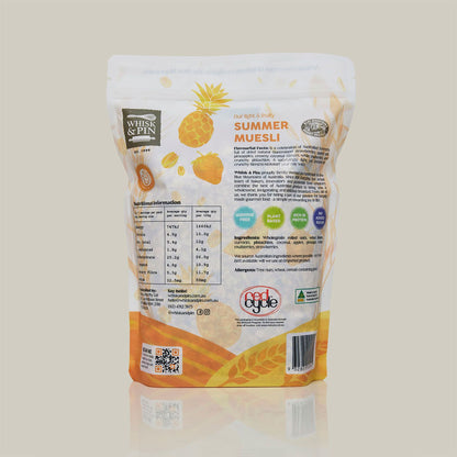 Whisk & Pin Summer Muesli 525g Back