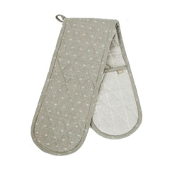 Wild Bee & Striped - Double Oven Glove - Sage Green