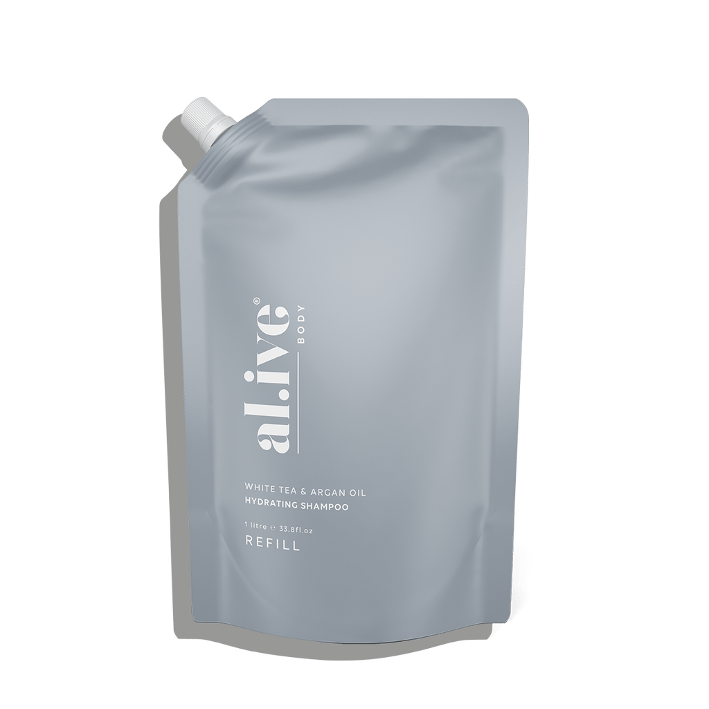 1 Ltr Hydrating Shampoo Refill - White Tea & Argan Oil
