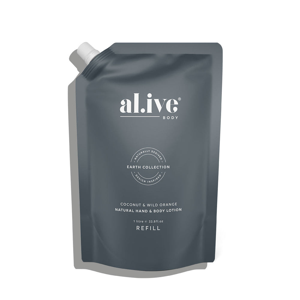 Coconut & Wild Orange Hand & Body Lotion Refill Pouch 1L