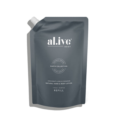 Coconut & Wild Orange Hand & Body Lotion Refill Pouch 1L