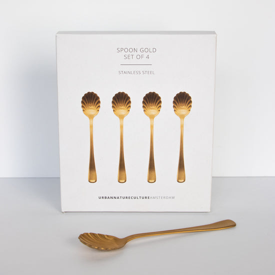 Spoon Gold - Set of 4, in Gift Pack