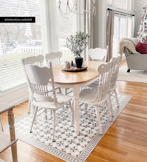 Gothic; Powder Concrete, Vinyl Rug