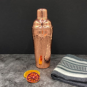 Hammered Copper Cocktail Shaker