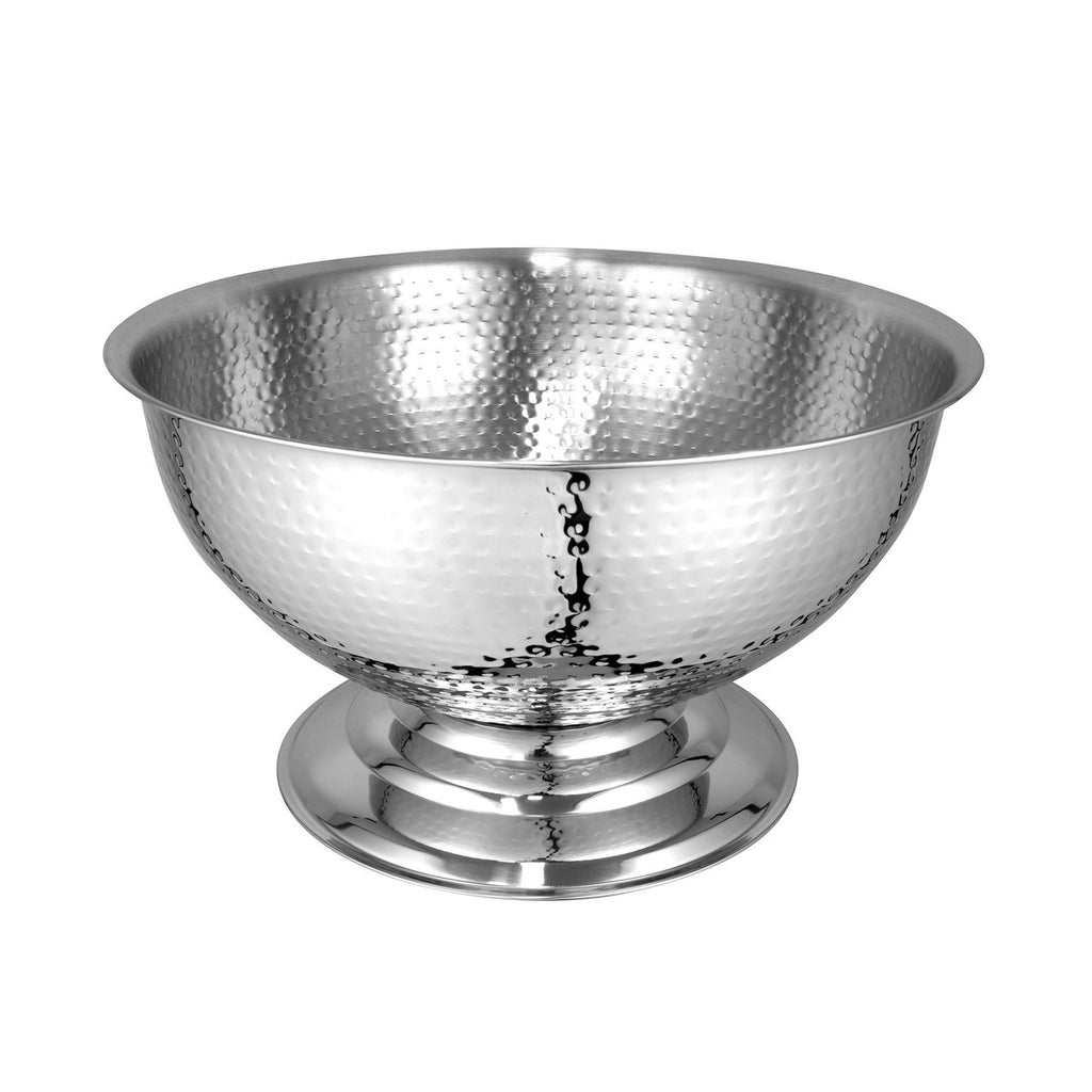 Hammered Champagne/Punchbowl 40 x 22cm Stainless Steel