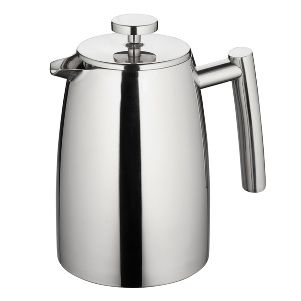 Modena Twin Wall Coffee Plunger - 800ml / 6 Cup - Stainless Steel