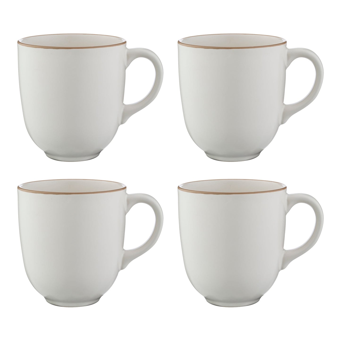 Classic Collection Cream - Set of 4 Mugs