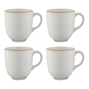 Classic Collection Cream - Set of 4 Mugs