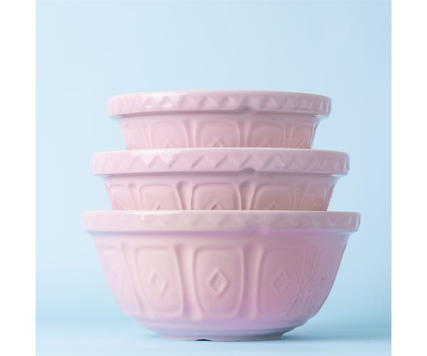 Colour Mix S12 Powder Pink Mixing Bowl 29cm