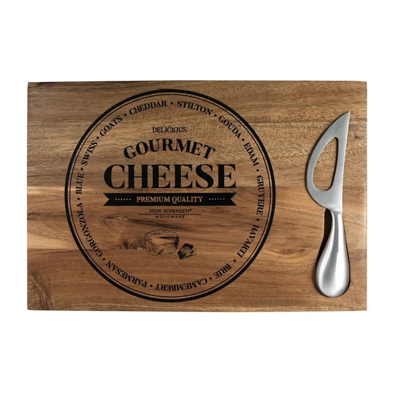 Rectangleangular Cheese Serving Board with Knife