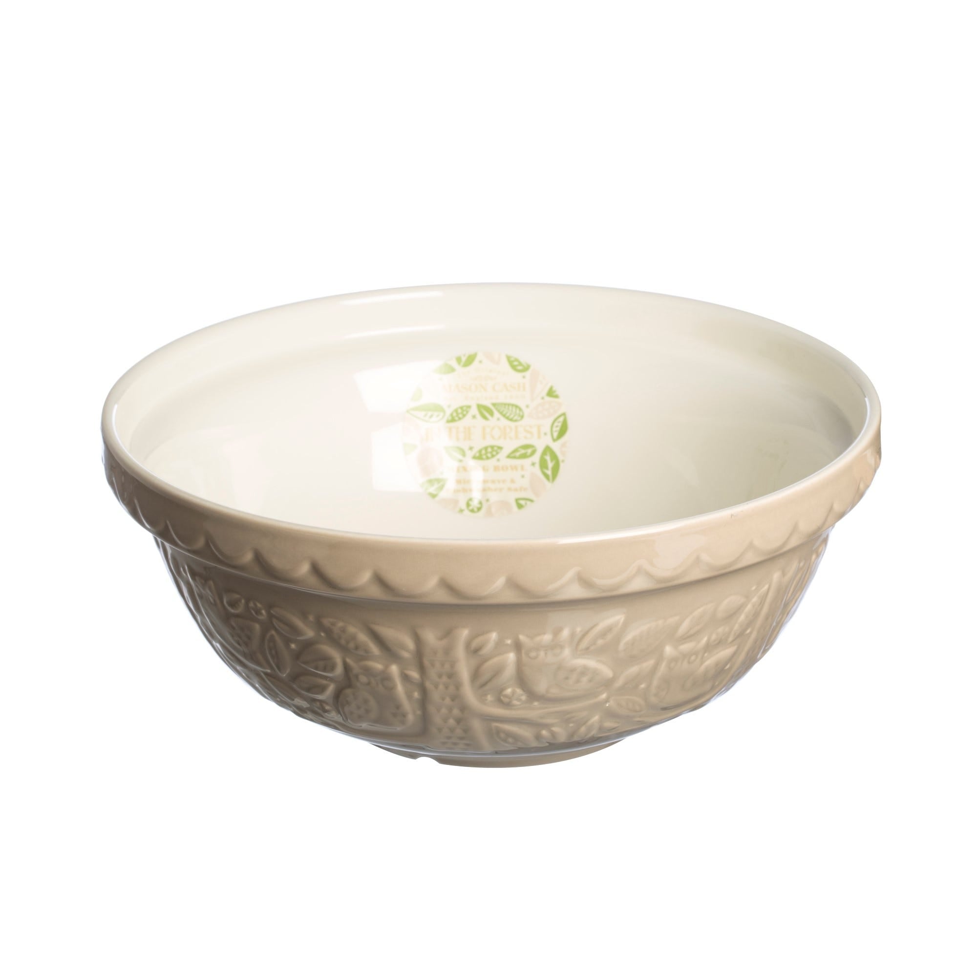 In the Forest Owl Stone Mixing Bowl