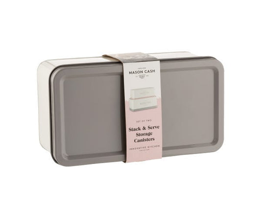 Innovative Kitchen Set Of 2 Rectangular Tins