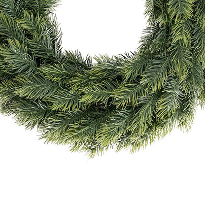 Real Touch Traditional Pine Wreath Green (45cmD)